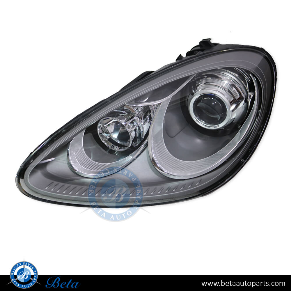 Left Side Headlamp Xenon Silver for Porsche Cayenne 2011-2014 models, Part Number 95863117500 Left Side Headlamp Xenon Silver for Porsche Cayenne 2011-2014 models, Part Number 95863117500